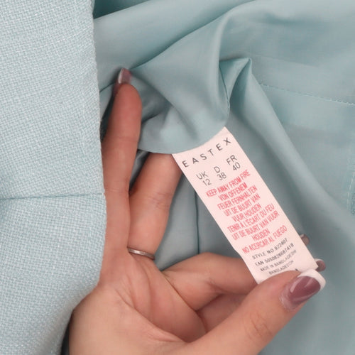 Eastex Women's Blue Midi Flare Skirt, Size 12