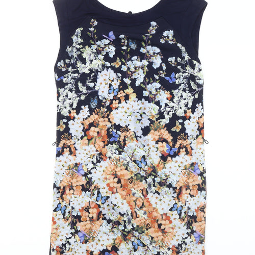 Monsoon Women's Multicoloured Floral Dress, UK 8