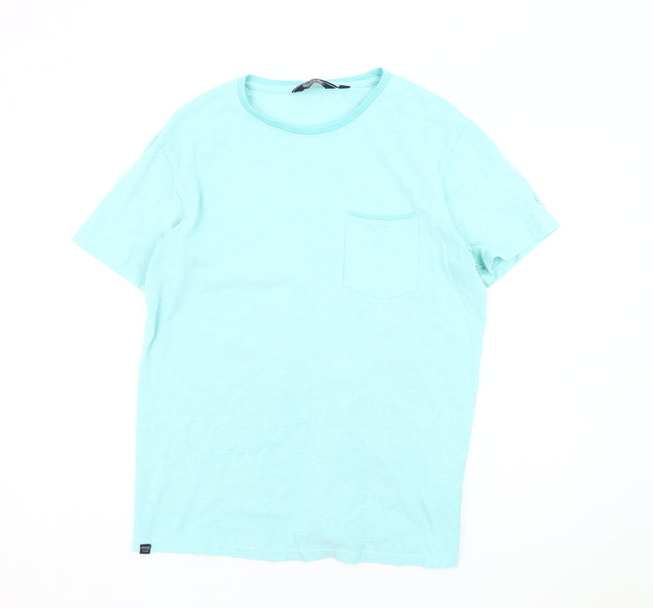 Regatta Men's Blue Crew Neck Short Sleeve T-Shirt L