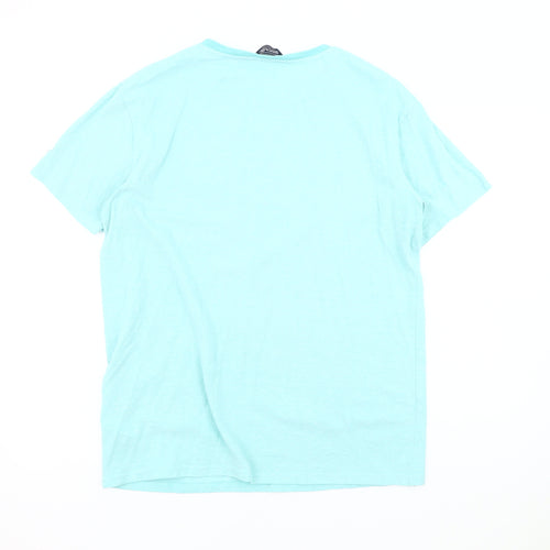 Regatta Men's Blue Crew Neck Short Sleeve T-Shirt L