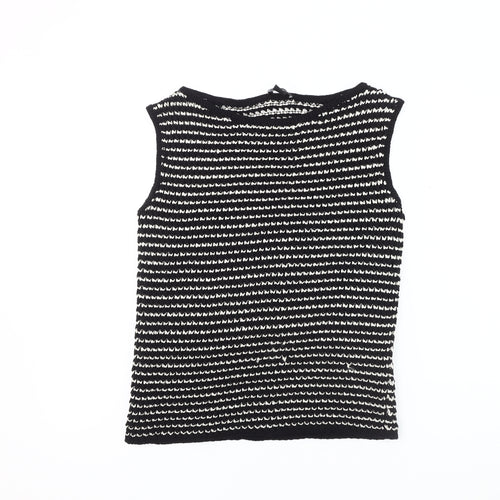 Karen Millen Women's Black Vest Jumper Size S