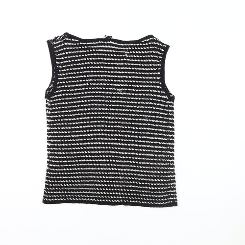 Karen Millen Women's Black Vest Jumper Size S