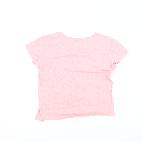 Roxy Women's Pink XL T-Shirt, Casual Short Sleeve