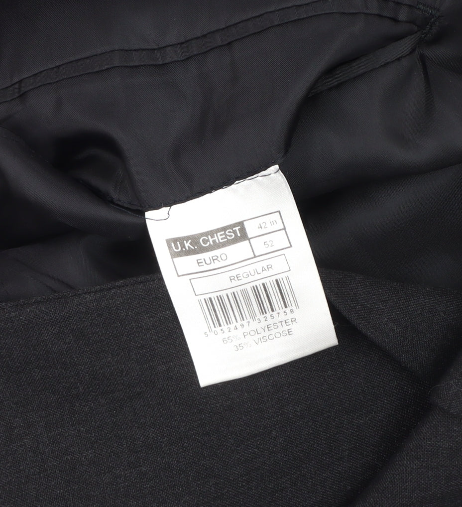 Thomas Nash Men's Grey Blazer, 42 Regular Jacket