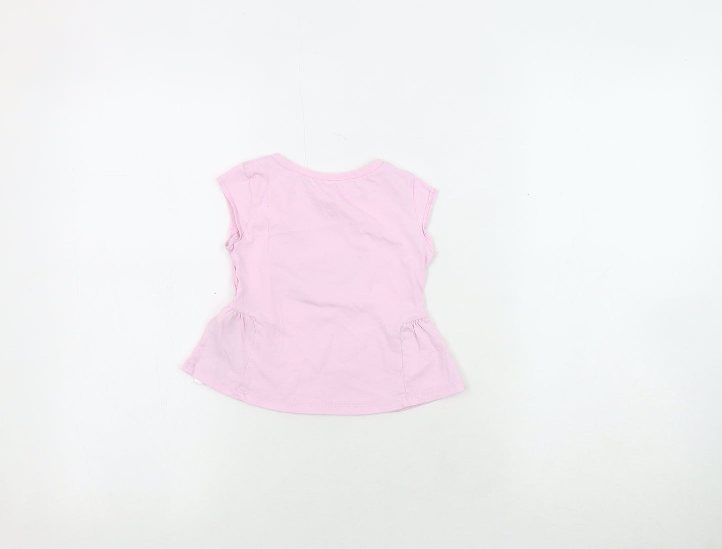 Converse Girls Pink Graphic T-Shirt, 24 Months