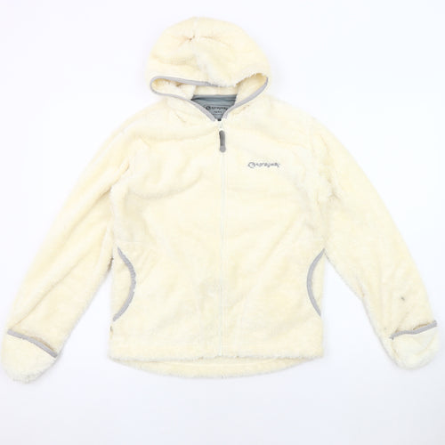 Sprayway Girls' Ivory Fleece Jacket, Size 10-11, Winter