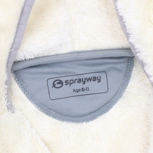 Sprayway Girls' Ivory Fleece Jacket, Size 10-11, Winter