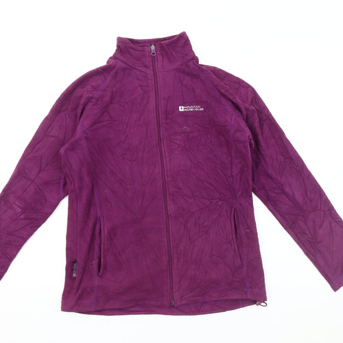 Mountain Warehouse Women's Purple Fleece Jacket Size 8