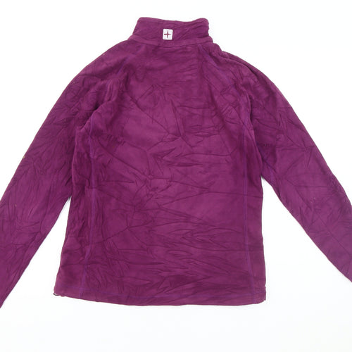Mountain Warehouse Women's Purple Fleece Jacket Size 8