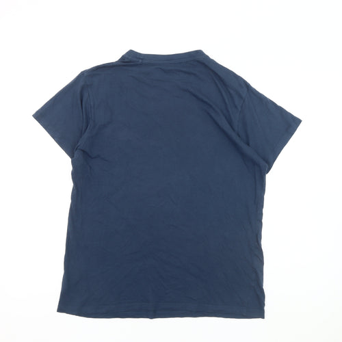 Looney Tunes Men's Blue Cotton T-Shirt Medium