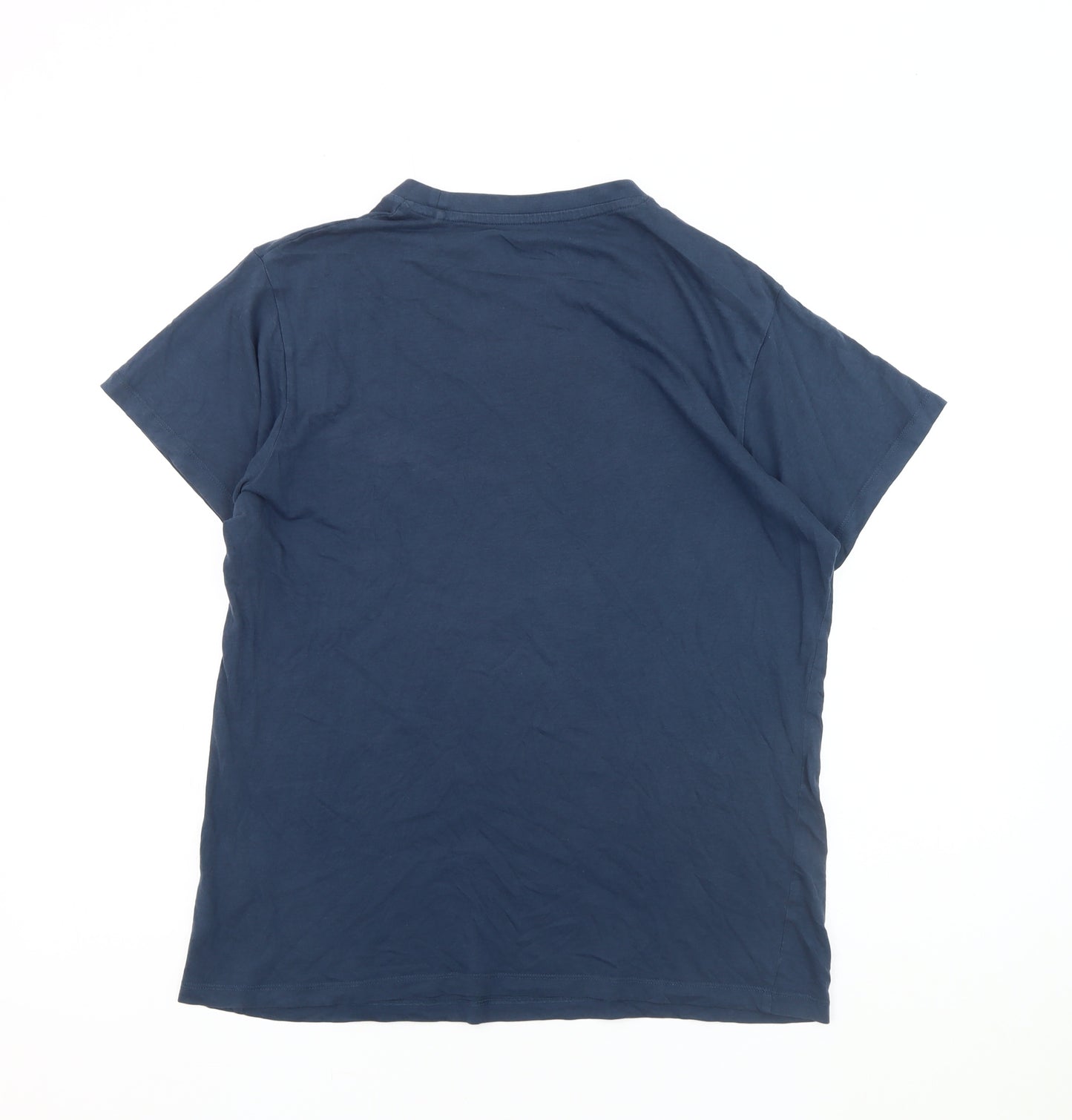 Looney Tunes Men's Blue Cotton T-Shirt Medium