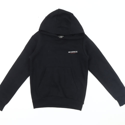 McKenzie Boys Black Pullover Hoodie Size 8-10 Years