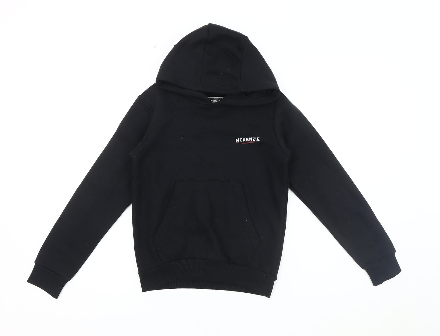 McKenzie Boys Black Pullover Hoodie Size 8-10 Years