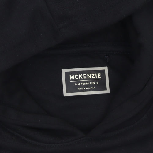 McKenzie Boys Black Pullover Hoodie Size 8-10 Years