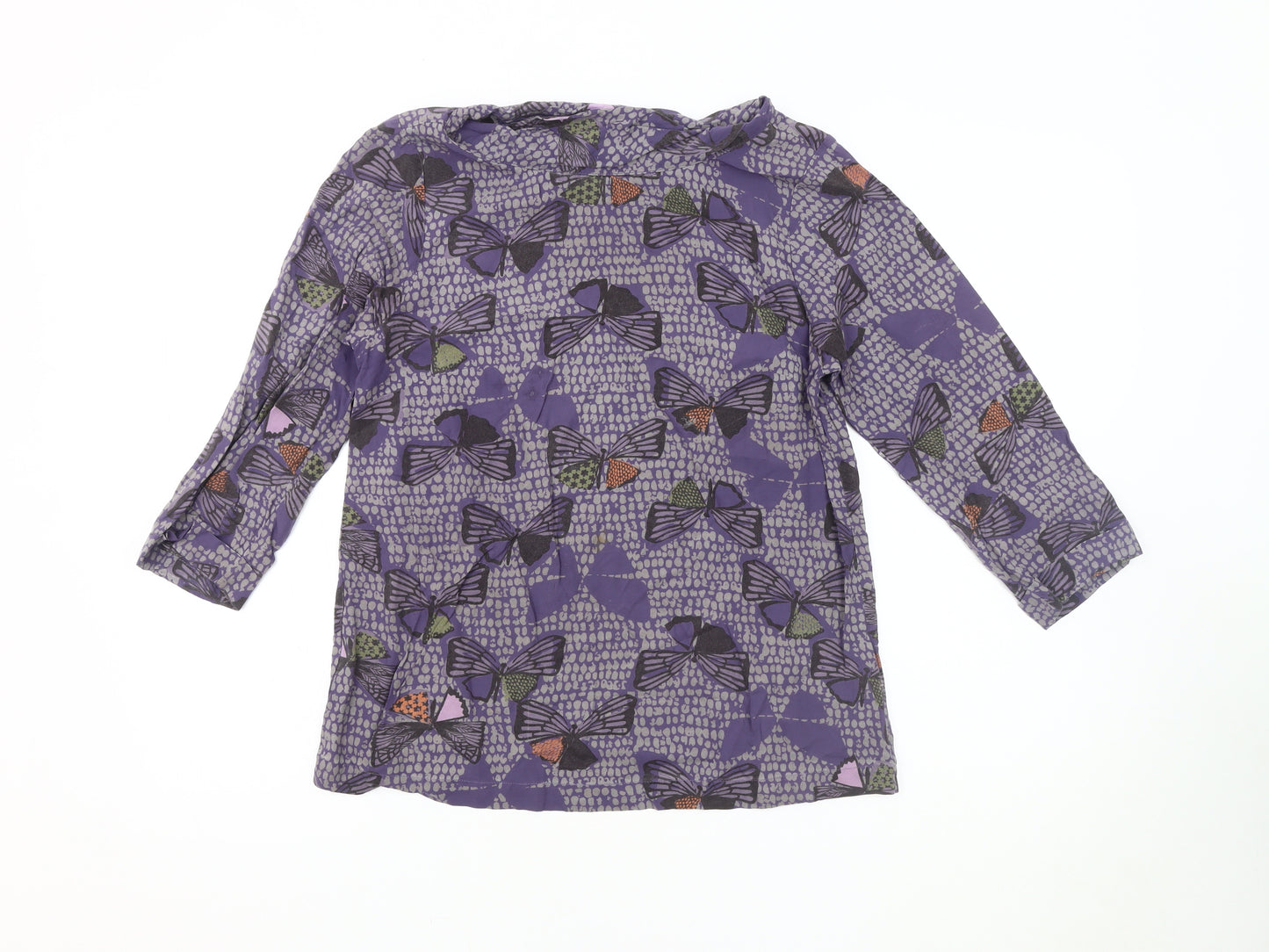 White Stuff Women's Multicoloured Butterfly Blouse