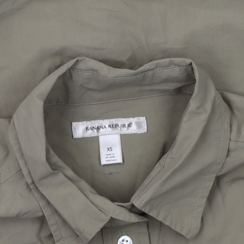 Banana Republic Men’s Beige Long Sleeve Button-Up Shirt XS