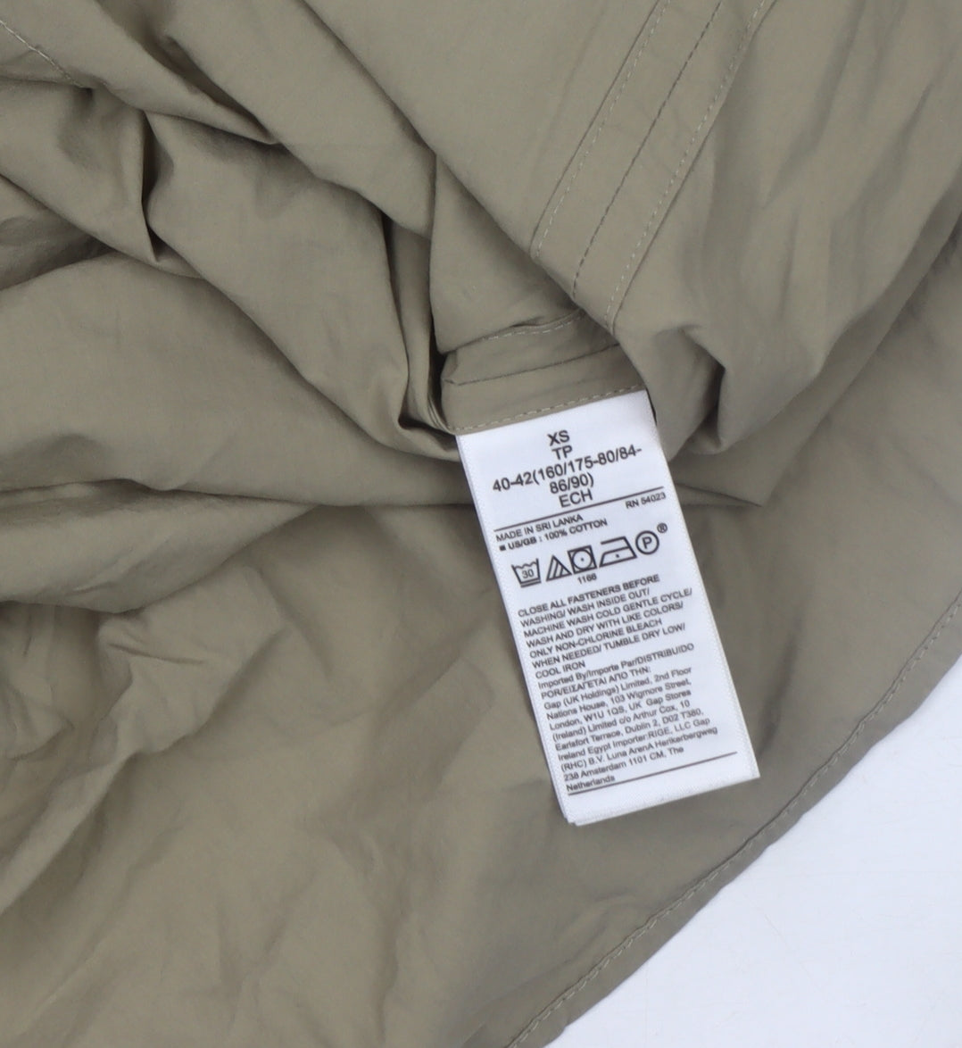 Banana Republic Men’s Beige Long Sleeve Button-Up Shirt XS
