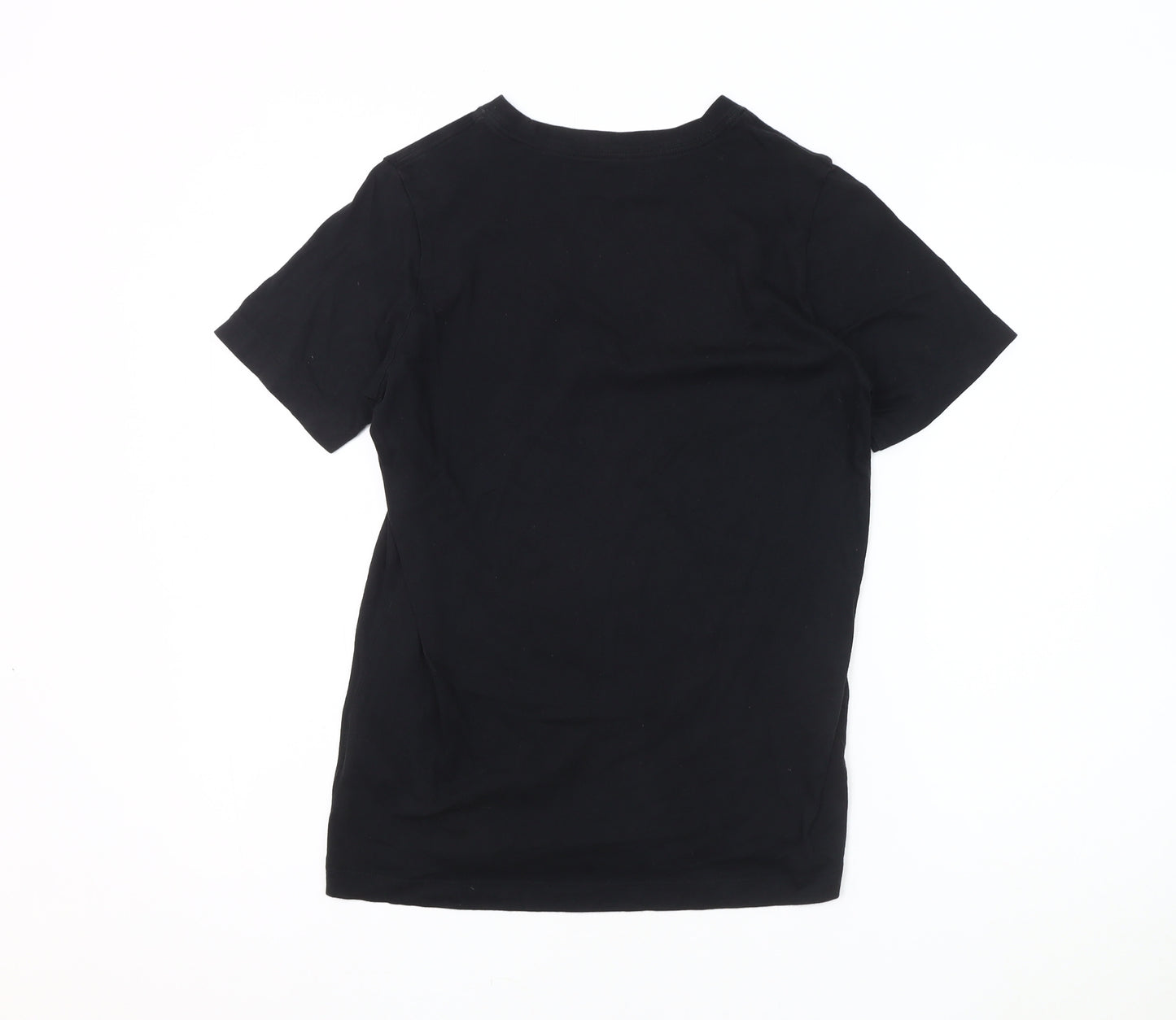 Nike Boys Black Graphic Print T-Shirt - Size 12 Years