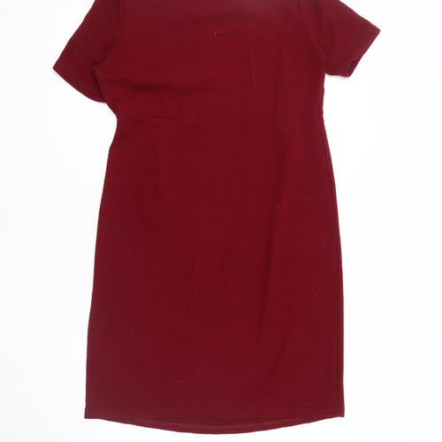 White Stuff Women's Red Sheath Dress Size 14