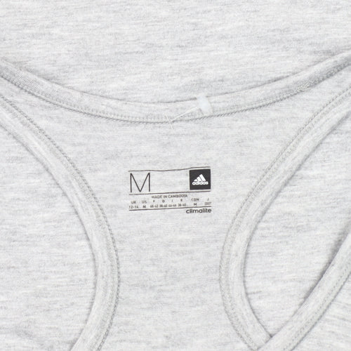 Adidas Women's Grey Tank Top M – Gym & Training Essential