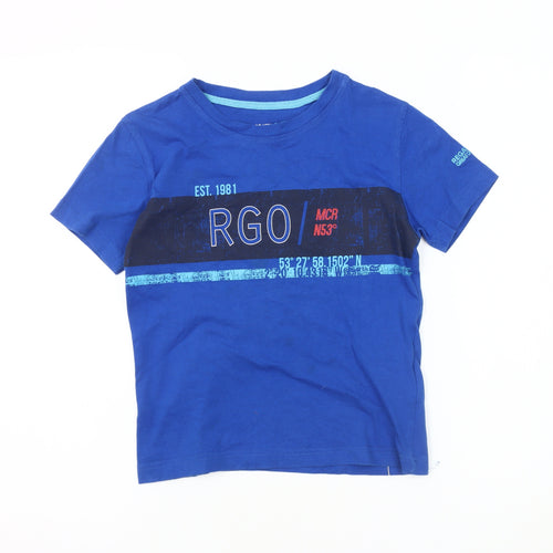 Regatta Boys Blue Graphic T-Shirt 7-8 Years