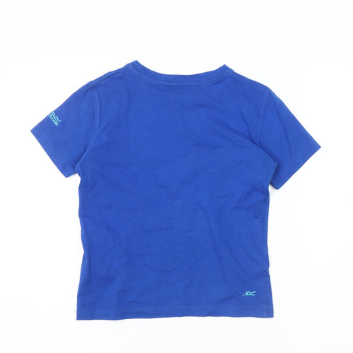 Regatta Boys Blue Graphic T-Shirt 7-8 Years