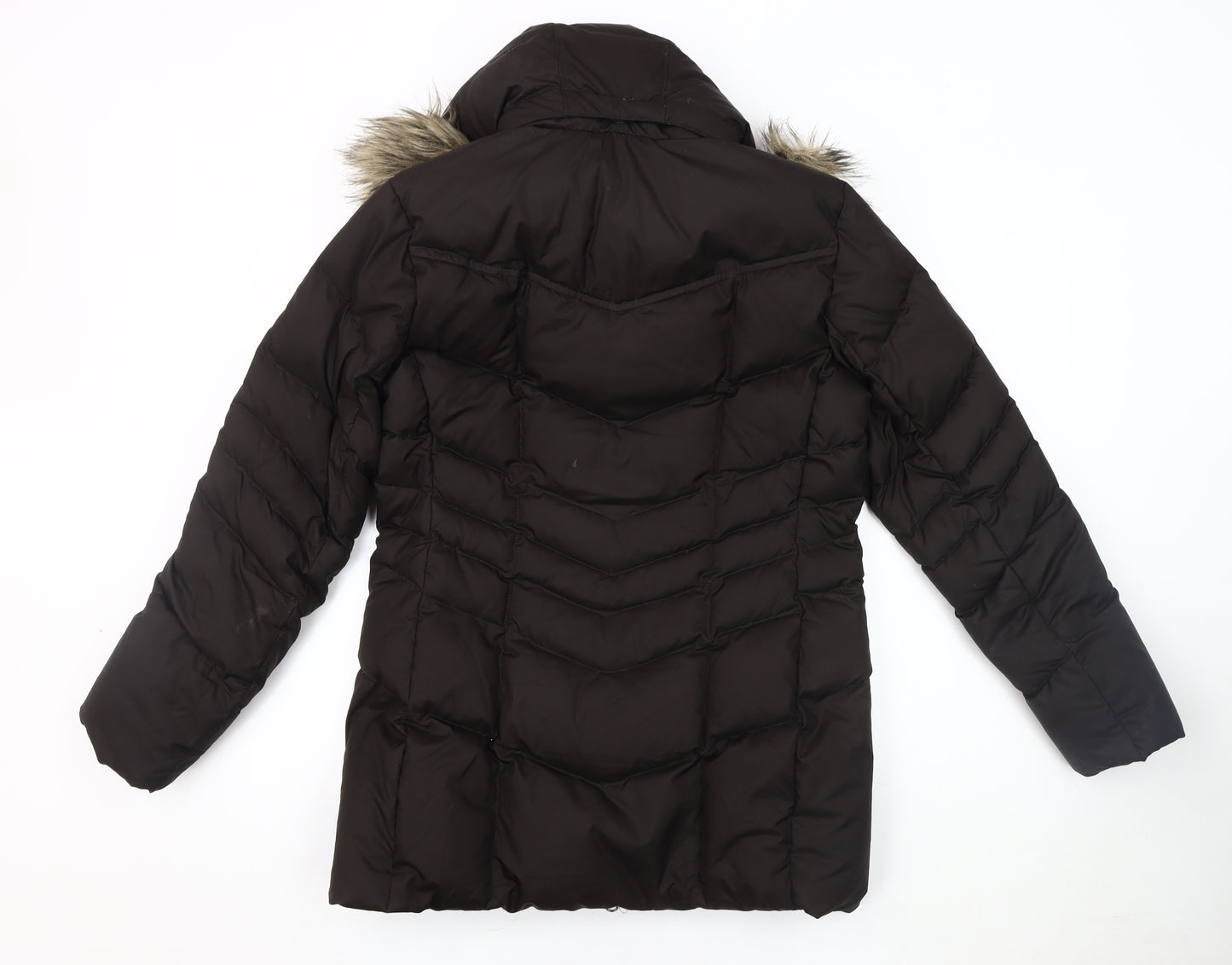 Lands' End Women's Black Puffer Jacket Size S