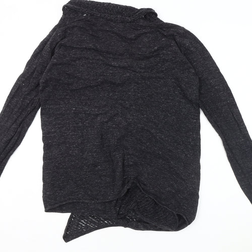 Fat Face Women's Black Cardigan, Size 10, Long Sleeve