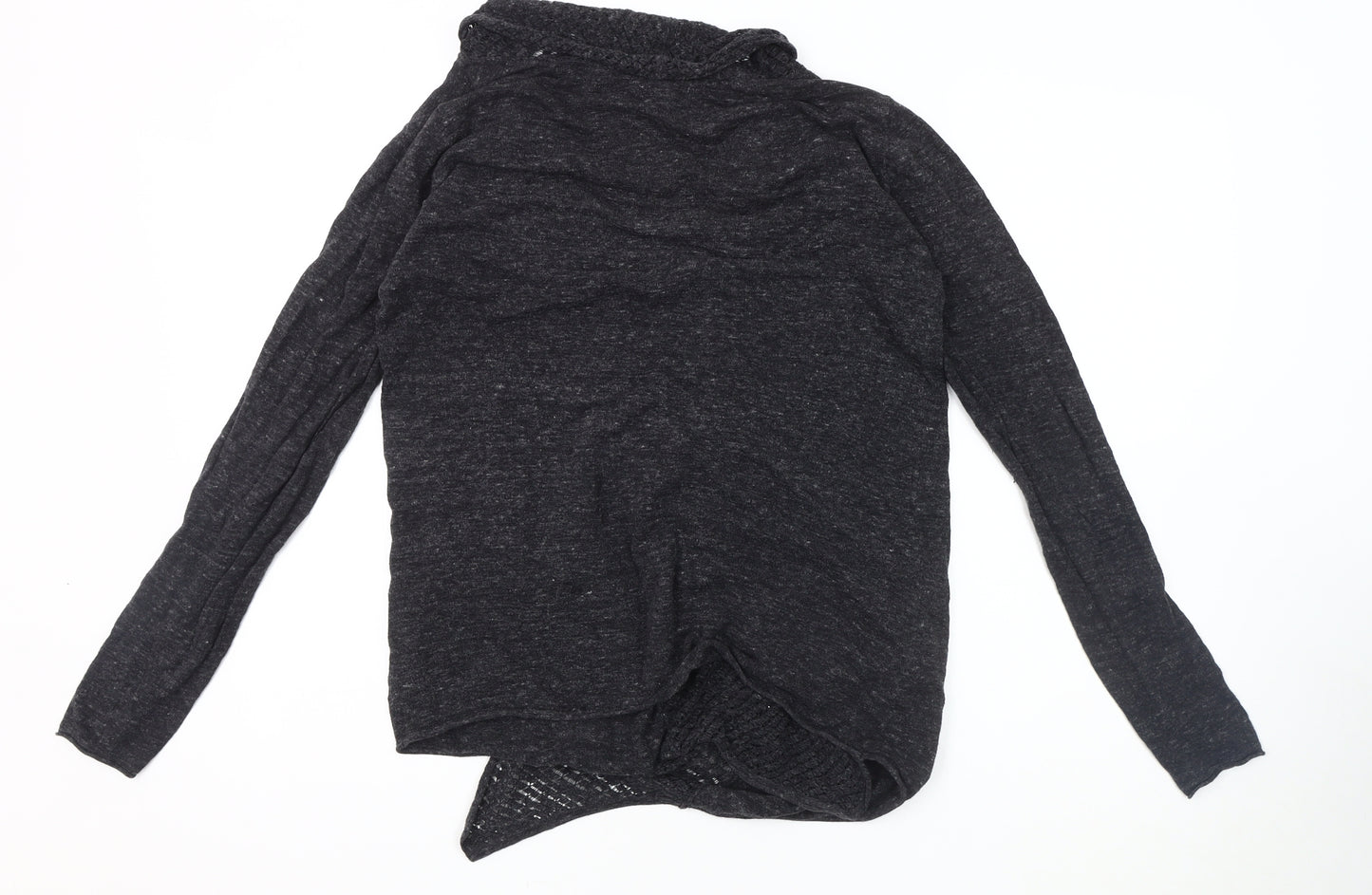 Fat Face Women's Black Cardigan, Size 10, Long Sleeve