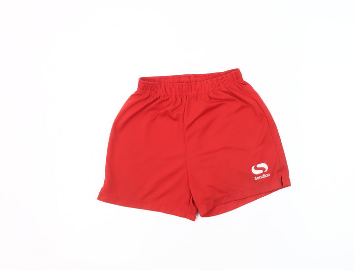 Sondico Boys' Red Athletic Shorts 5-6 Years - Football Activewear