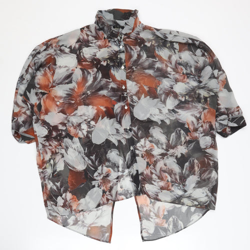 River Island Women's Multicoloured Floral Blouse