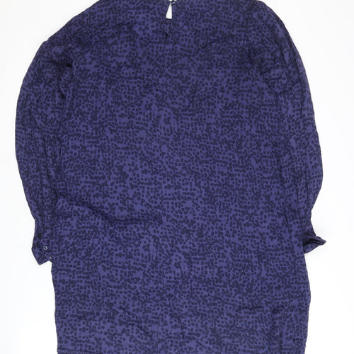 Next Women's Purple Long Sleeve Dress - Size 10