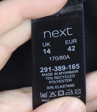 Next Women's Black Skinny Leggings L