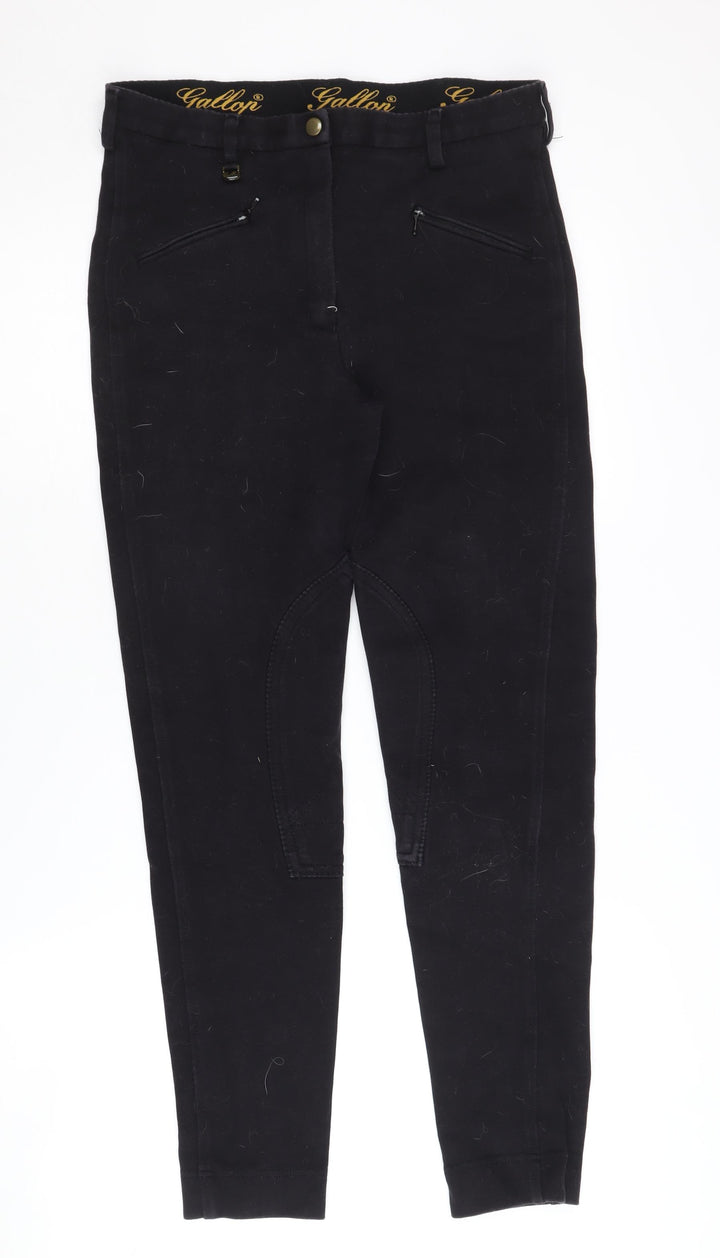 Gallop Women's Black Riding Trousers Size 8