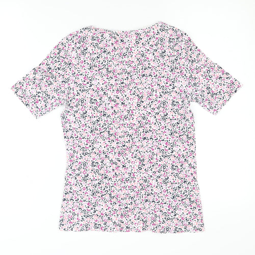 Marks and Spencer Women's Multicoloured T-Shirt Size 10