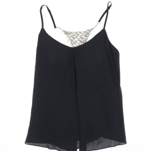 Marks and Spencer Black Camisole Blouse Size 12