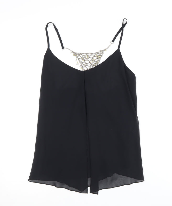 Marks and Spencer Black Camisole Blouse Size 12