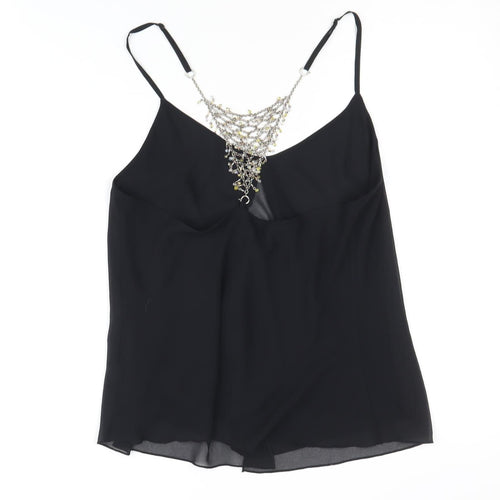 Marks and Spencer Black Camisole Blouse Size 12