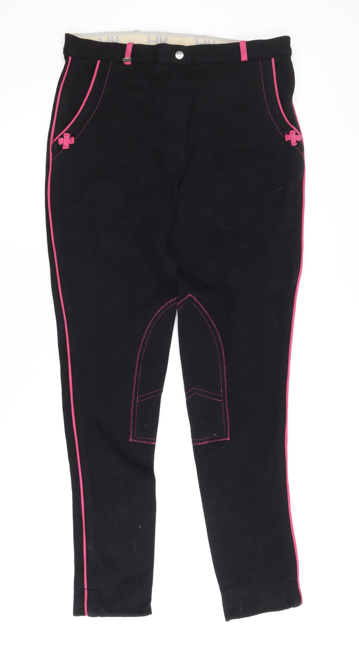 HY Performance Women's Black Skinny Trousers, Size 4