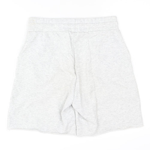STR Men's Grey Jersey Shorts, Size M, Casual Style