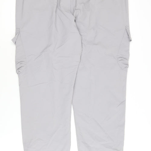 Man Men's Grey Jogger Trousers XL with Pockets