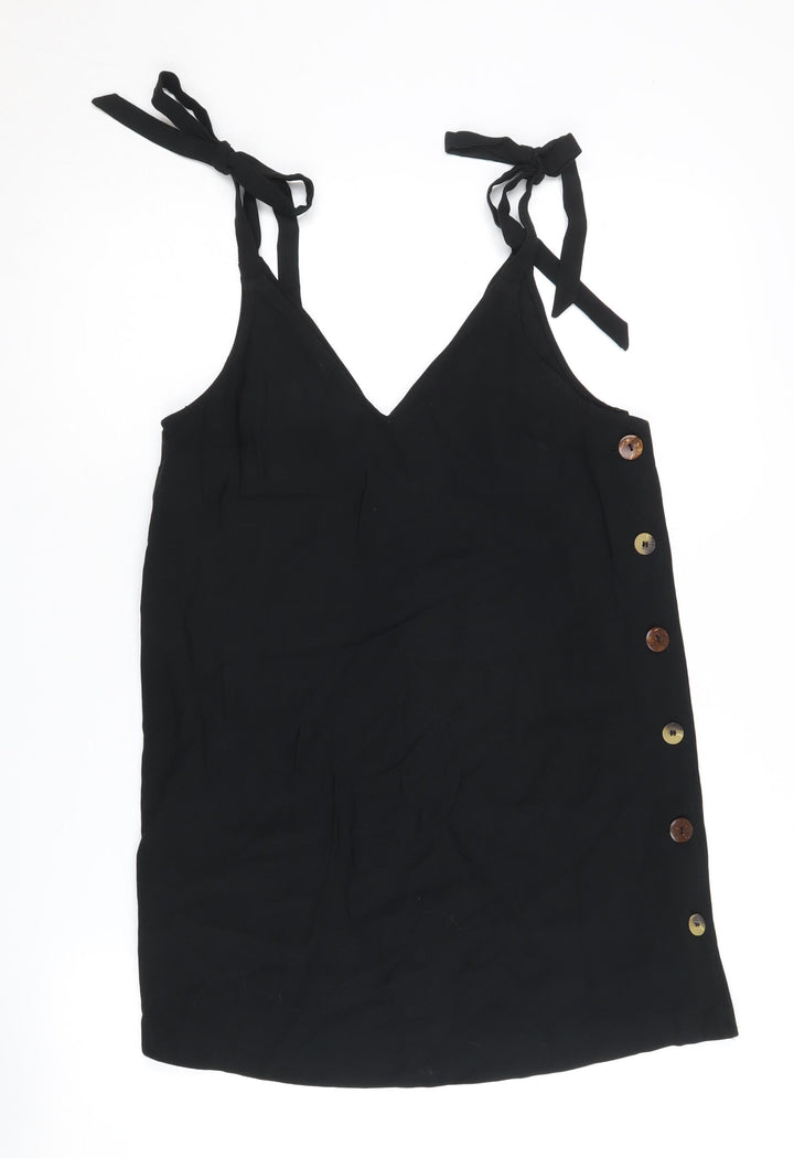 Topshop Petite Black Camisole Tank UK Size 6