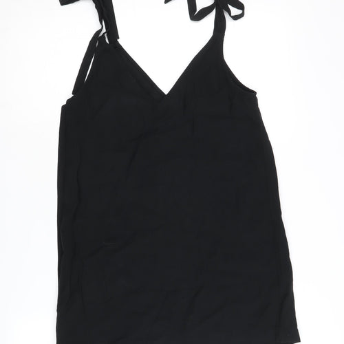 Topshop Petite Black Camisole Tank UK Size 6