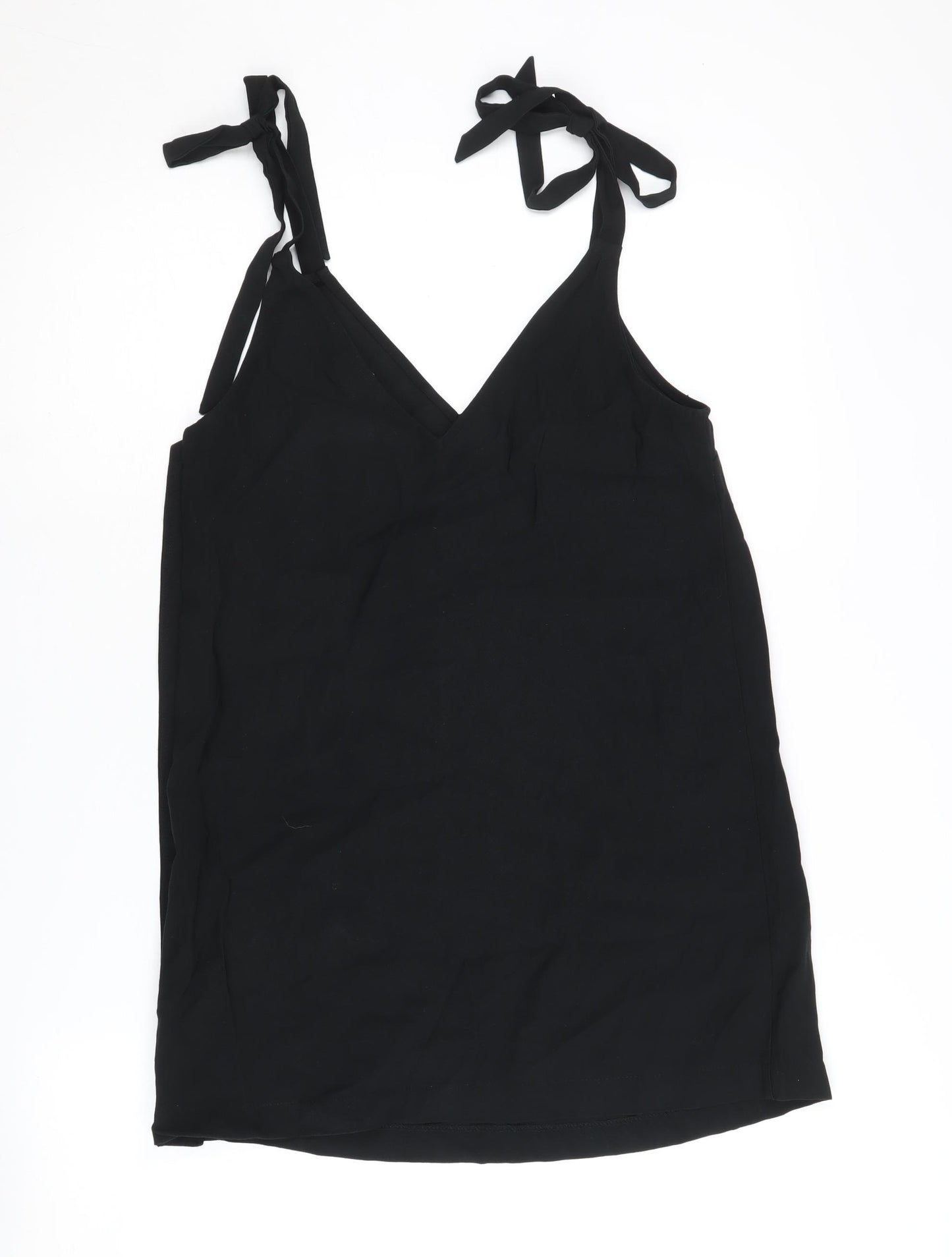 Topshop Petite Black Camisole Tank UK Size 6