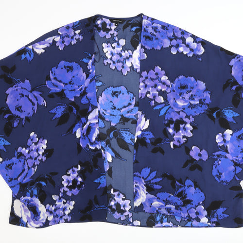 New Look Women's Multicoloured Open Front Kimono Cardigan Size 18