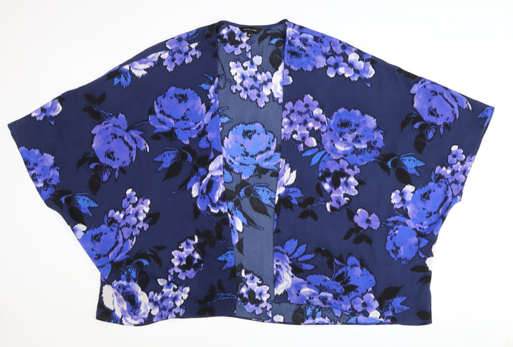 New Look Women's Multicoloured Open Front Kimono Cardigan Size 18