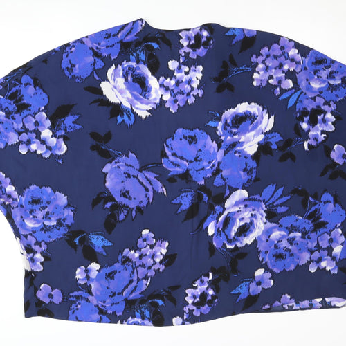 New Look Women's Multicoloured Open Front Kimono Cardigan Size 18