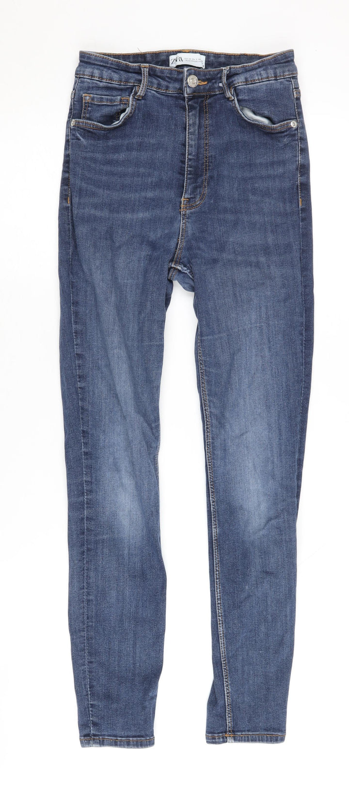 Zara Women’s Blue Skinny Jeans - Size 10 Slim Fit