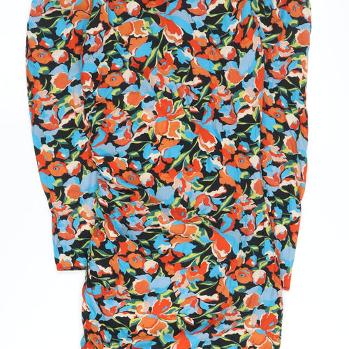 Zara Women's Multicoloured Floral Dress S