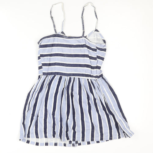 Earth Angel Blue Striped Camisole Blouse, XS, Women